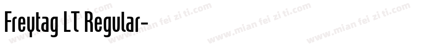 Freytag LT Regular字体转换